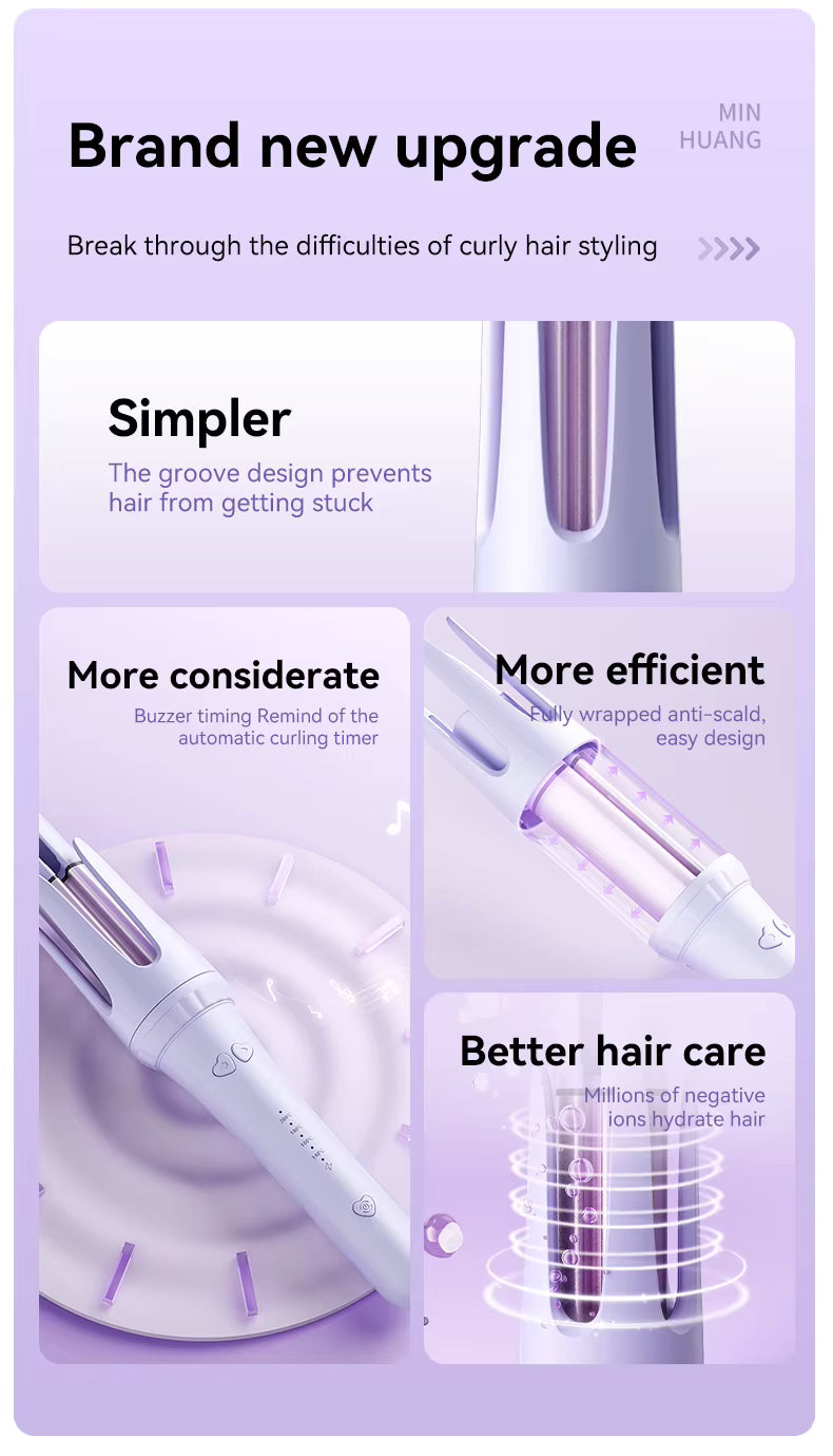 Nuvia 5-in-1 Ionic AirStyler | Blow Dryer, Curler & Straightener in One