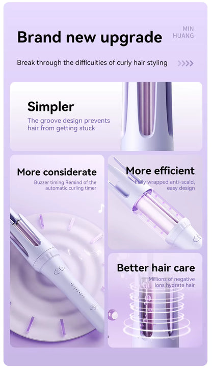 Nuvia 5-in-1 Ionic AirStyler | Blow Dryer, Curler & Straightener in One