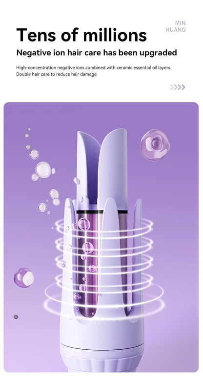 Nuvia 5-in-1 Ionic AirStyler | Blow Dryer, Curler & Straightener in One